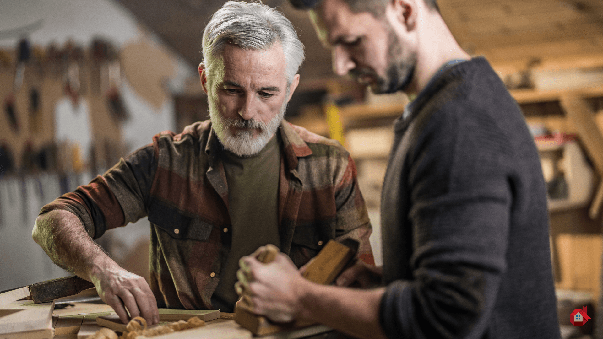 contractor teaching a student&nbsp;