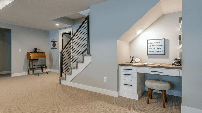 carpet basement flooring