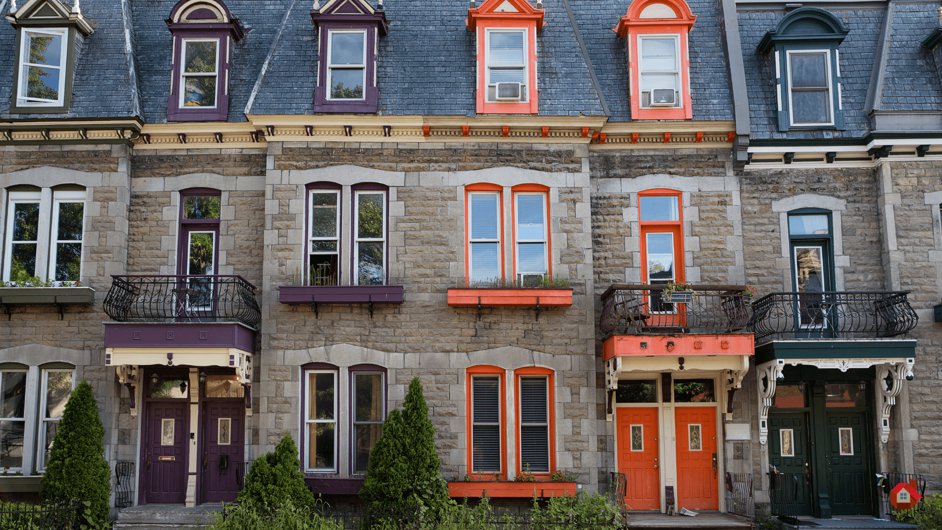 Colorful plex in Montreal&nbsp;