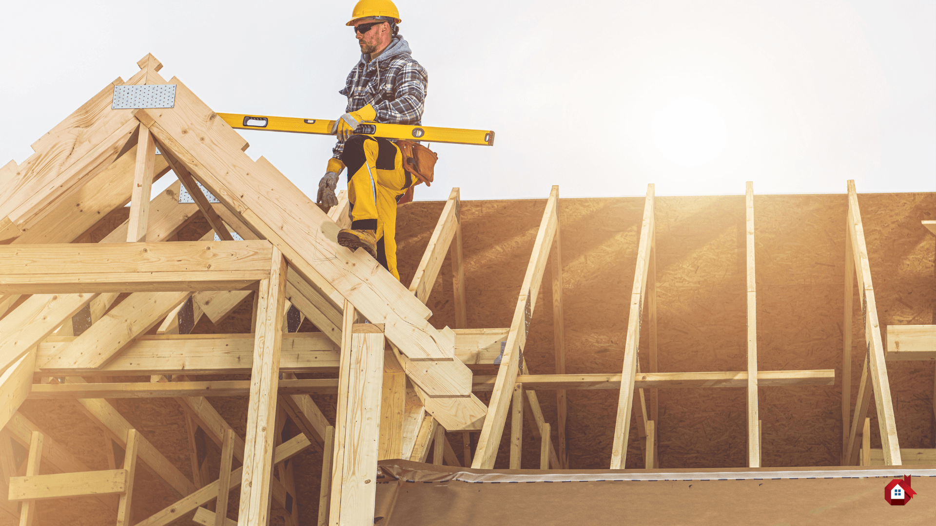 contractor on a roof&nbsp;