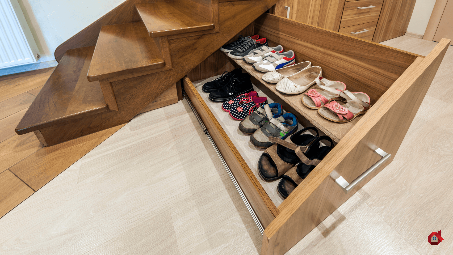 under-stair fittings with custom-made shoe fittings&nbsp;