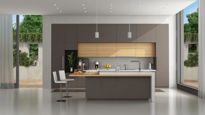 Concrete kitchen