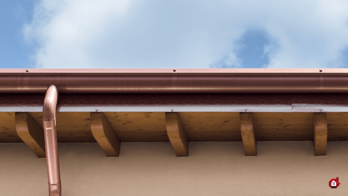 copper gutter 