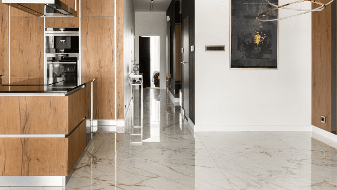 marble floor