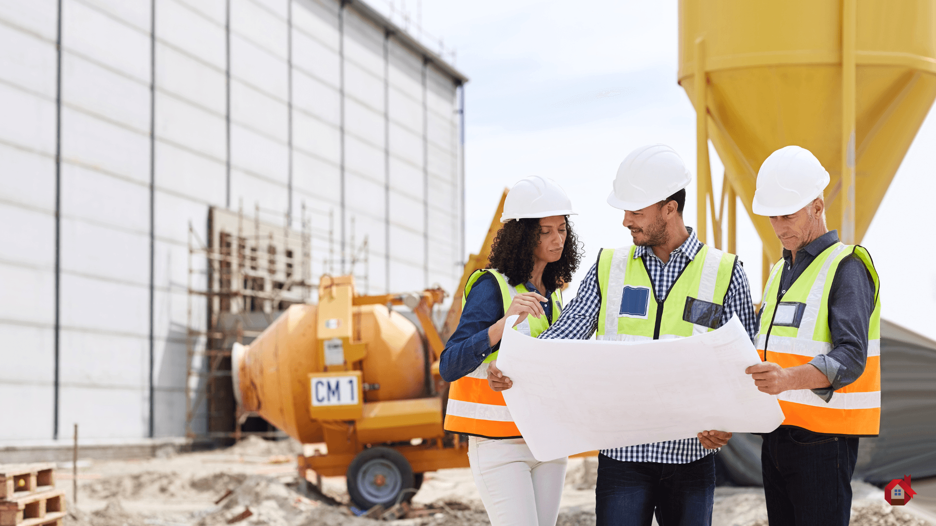 three contractor on site&nbsp;