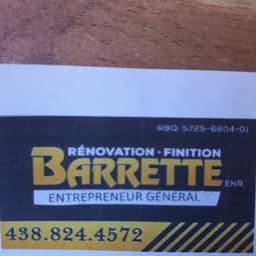 Rénovation finition Barrette