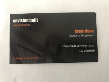 Envision Built Contracting Ltd.