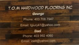 Tom Hardwood Flooring inc