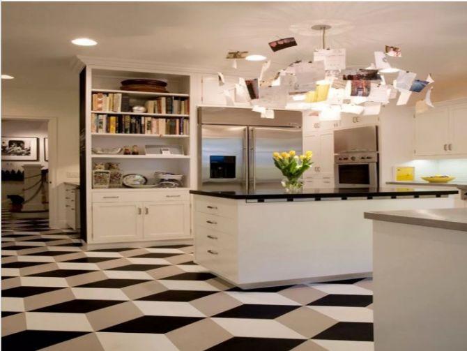 Vinyl kitchen floor