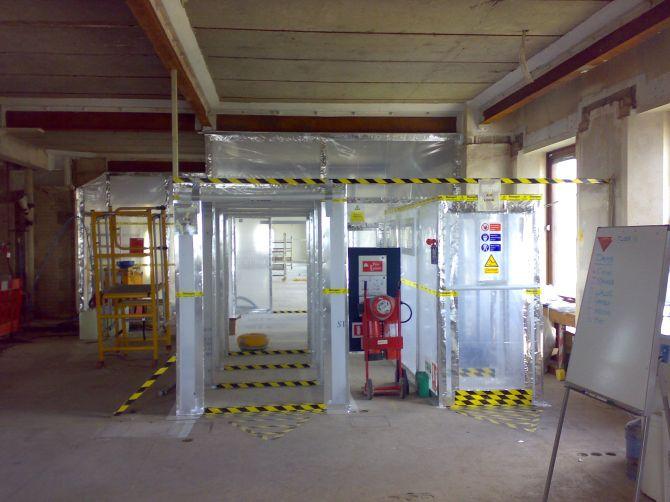 asbestos removal site