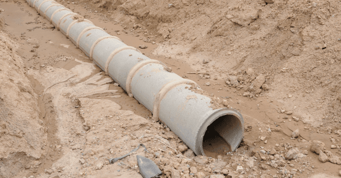 Installing a French drain