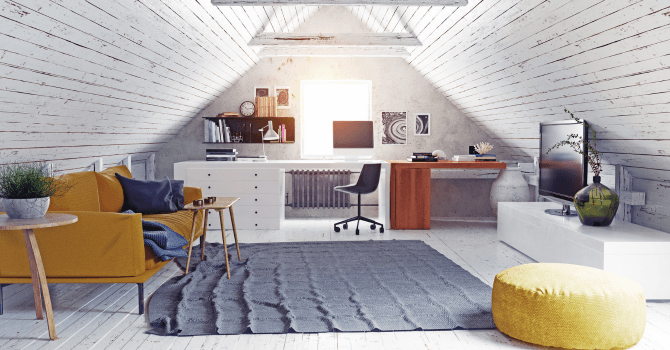 attic family room