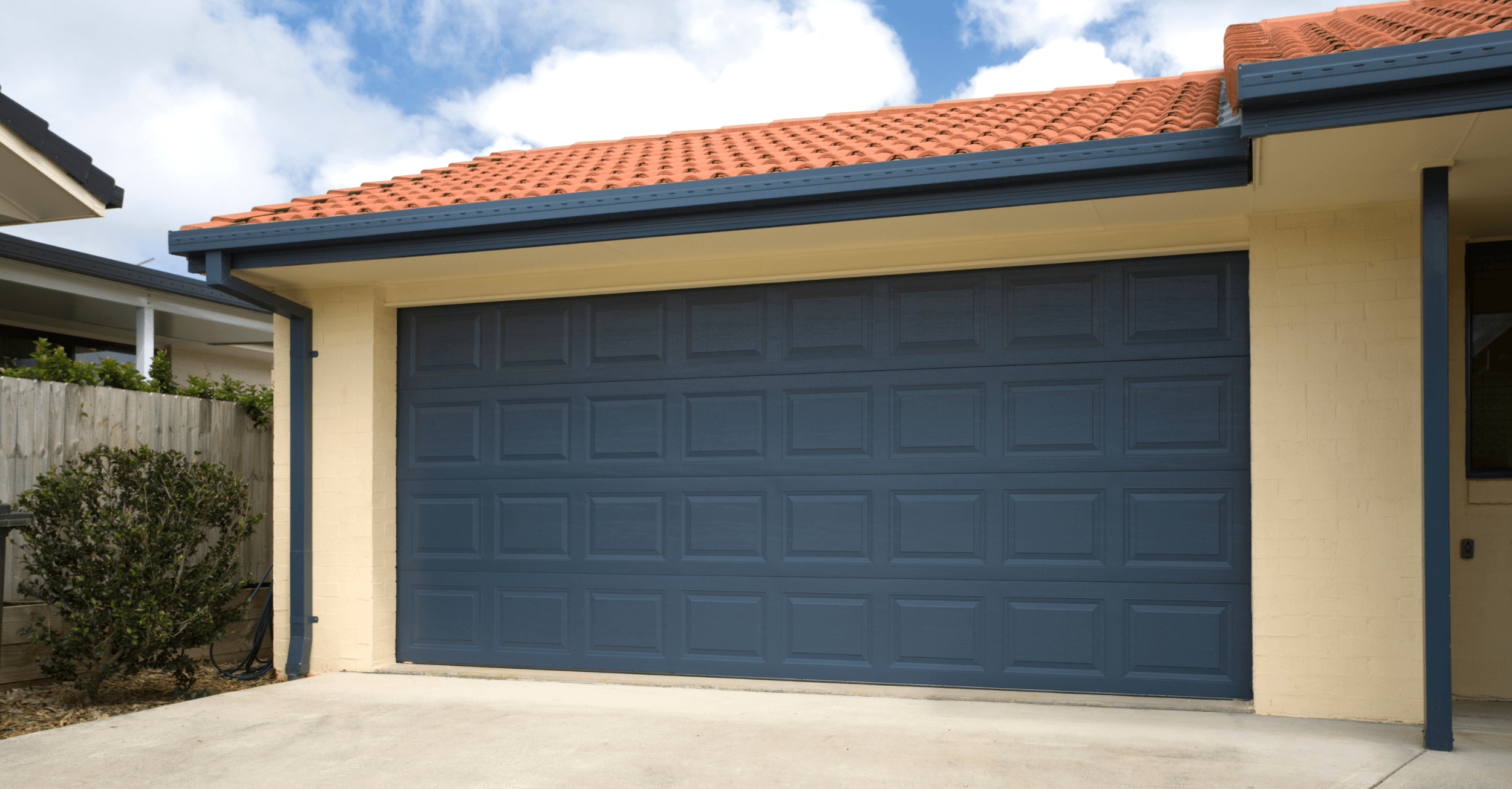 steel panel garage door