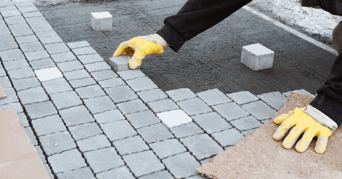 Installation of slabs