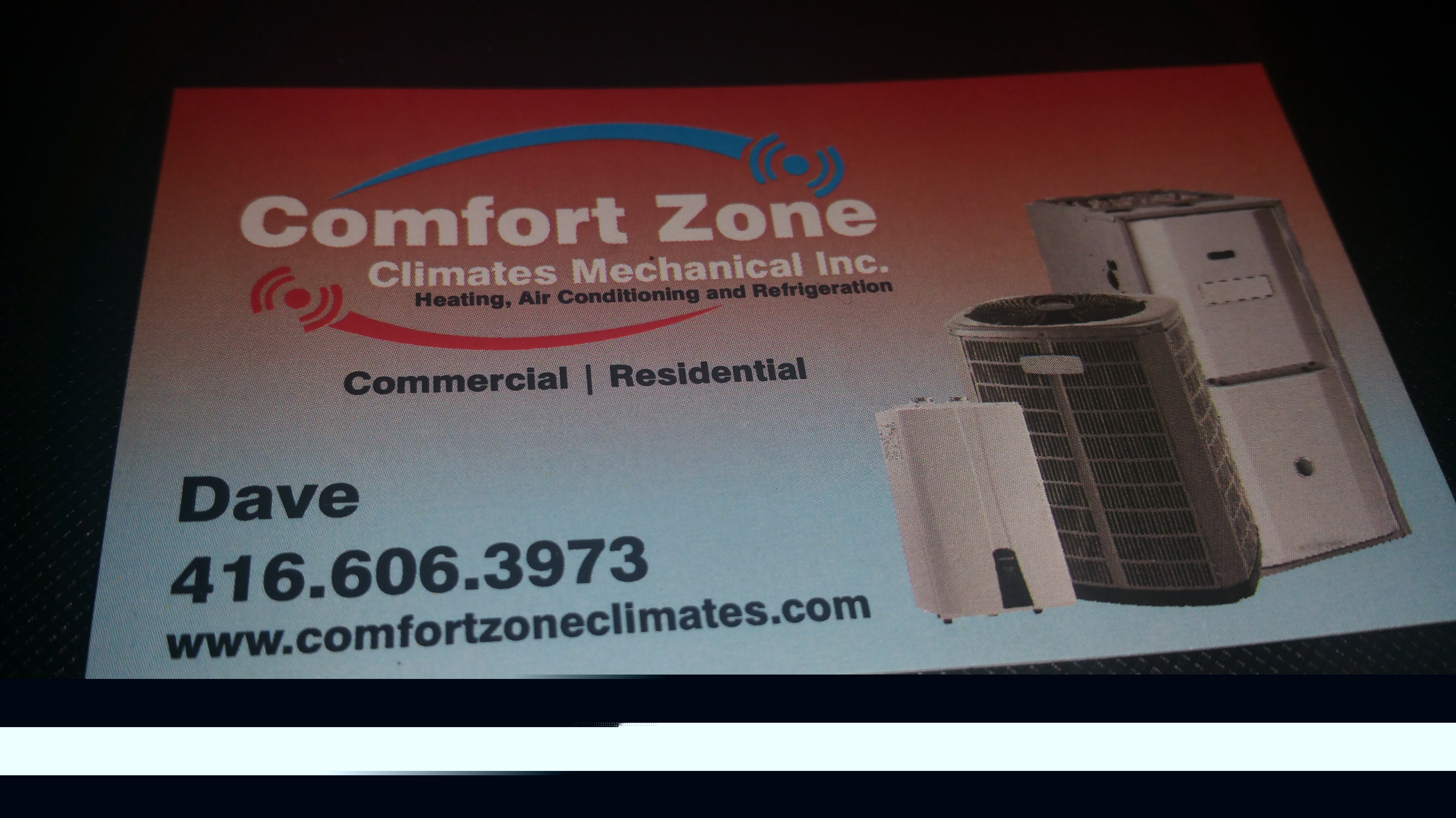 Comfortzone Climates Mechanicals