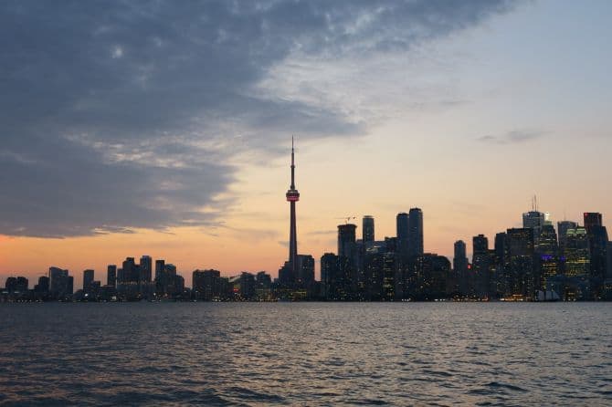 Toronto waterfront view