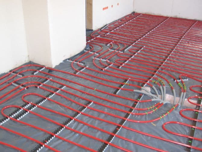 heated floor system_cathedral roof: heating, insulation, and ventilation