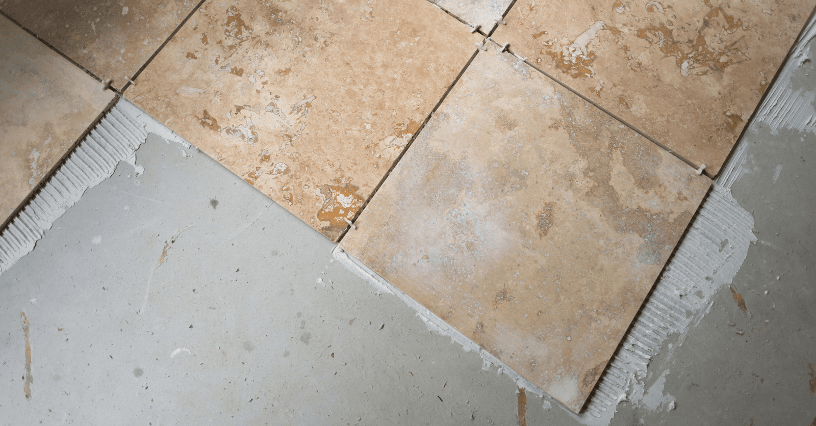 Travertine tiles