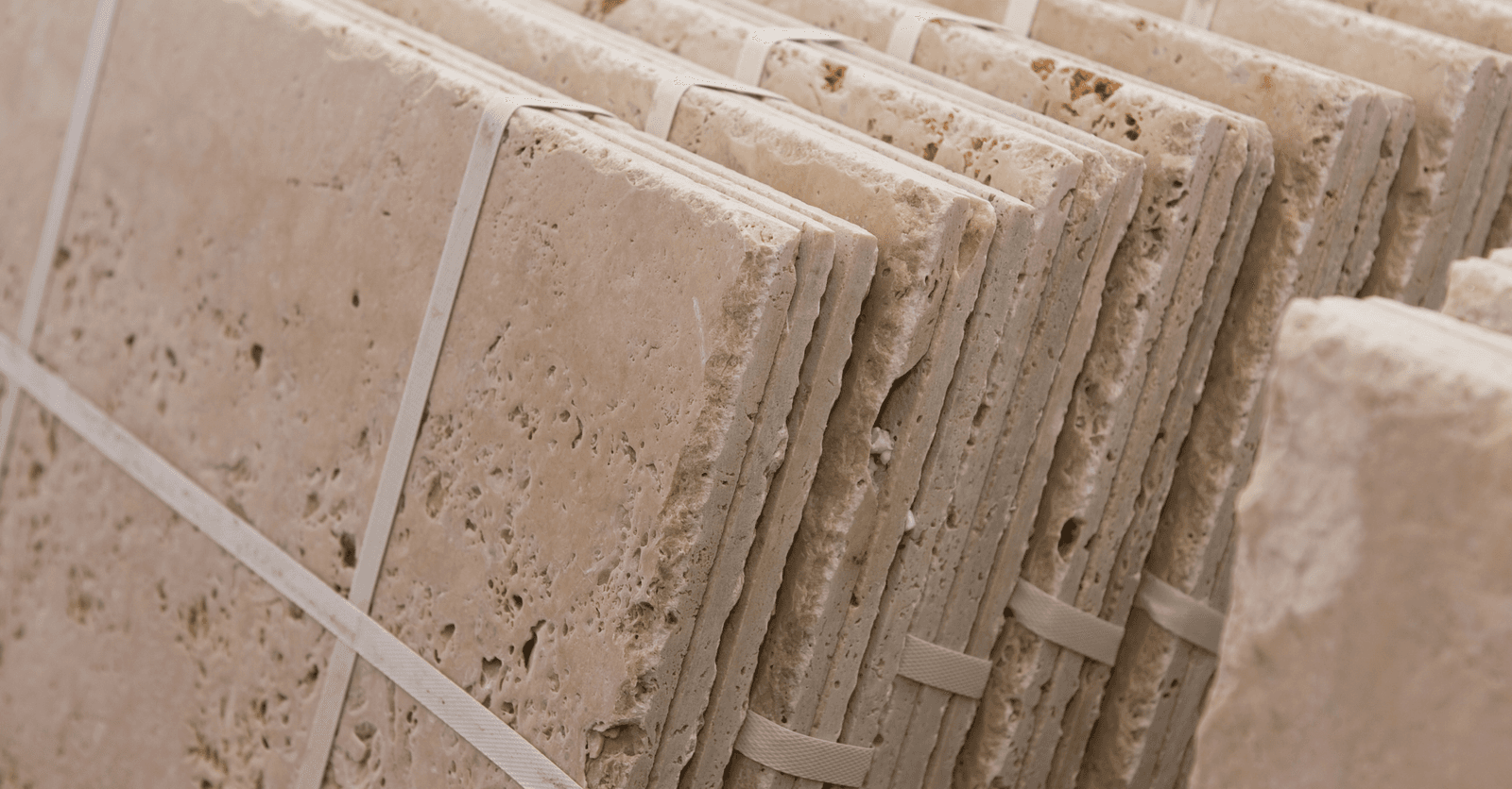 Travertine tile
