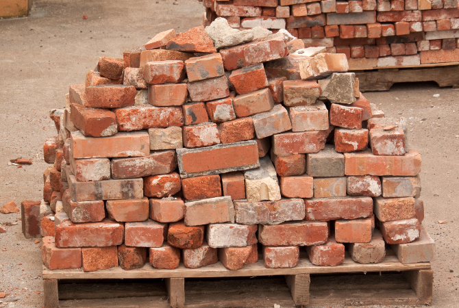bricks to recycle