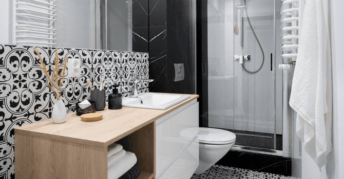 Small modern bathroom