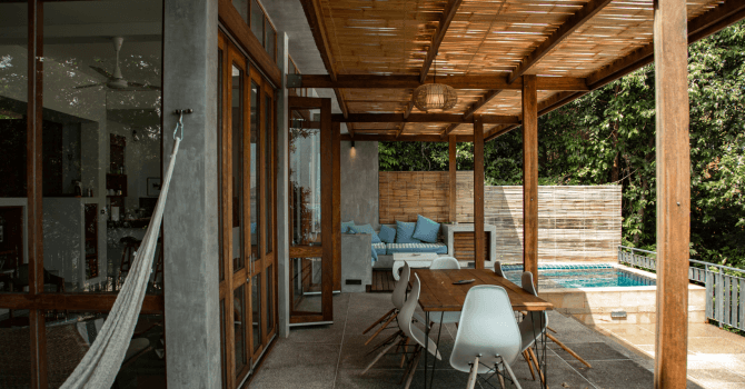 a privacy screen for your deck or patio