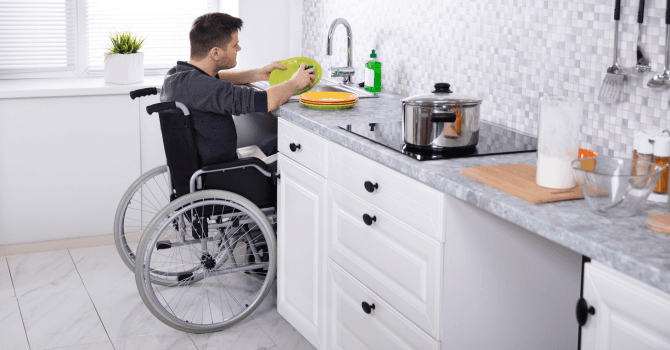 home for a person with reduced mobility