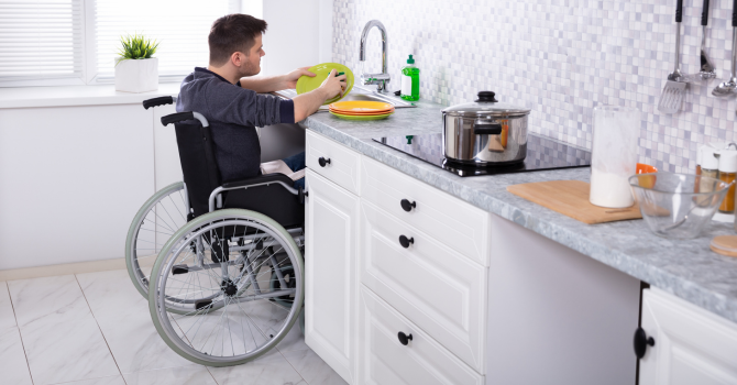 maison pour une personne à mobilité réduite