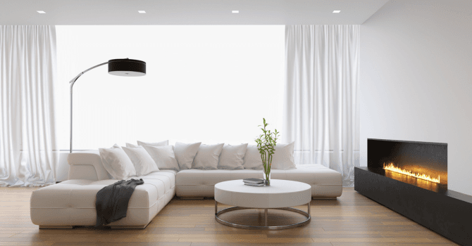 eco-friendly indoor fireplace