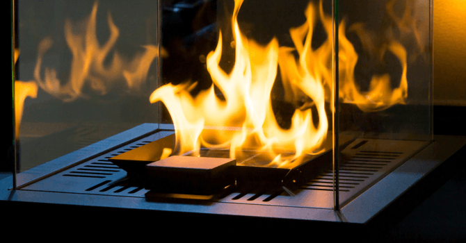 Ethanol fireplace
