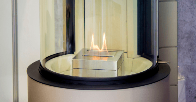 ethanol fireplace