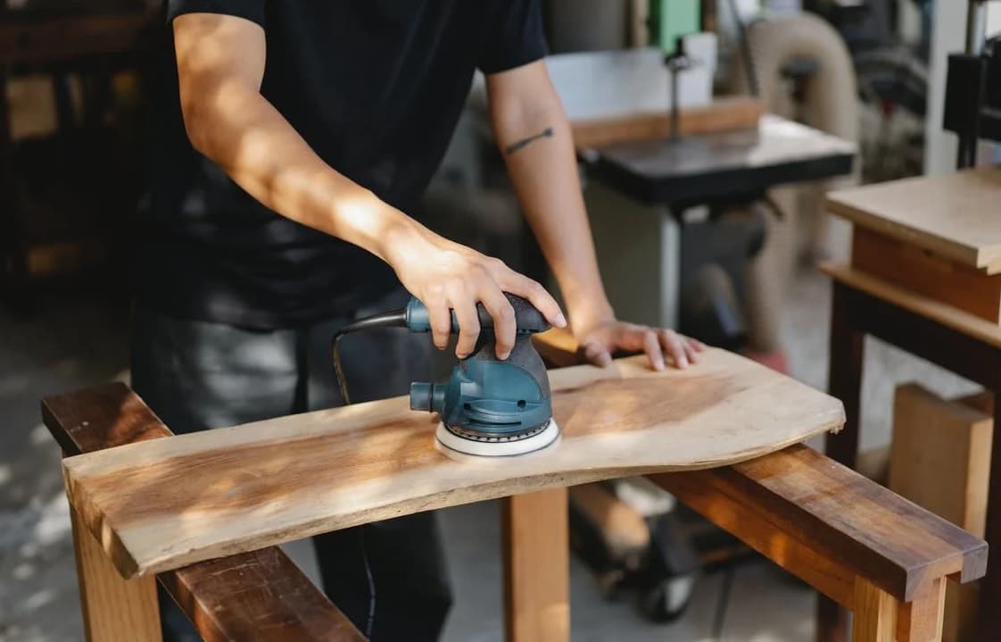 man working_Repainting Wooden Furniture