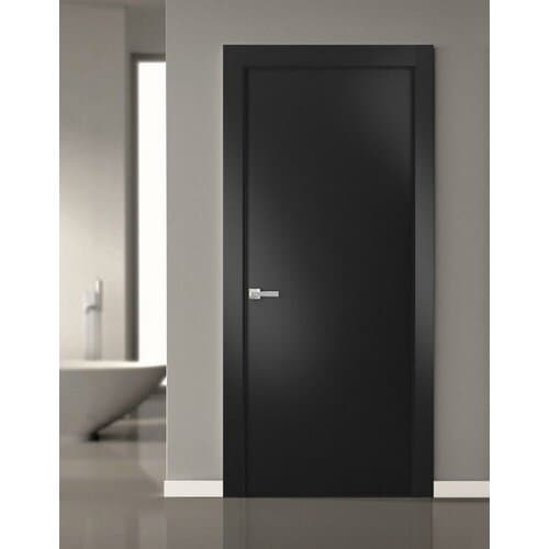 Black interior door