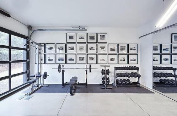 Gym garage_Garage layouts: 10 examples