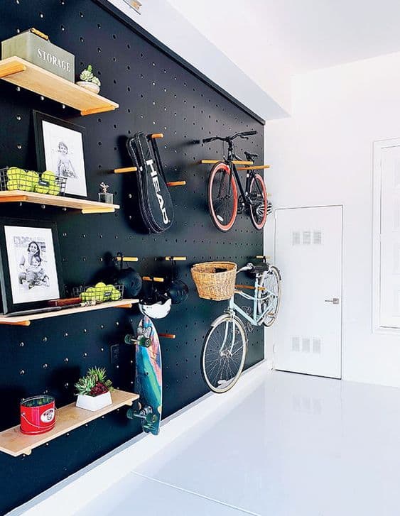 bike panel_Garage layouts: 10 examples