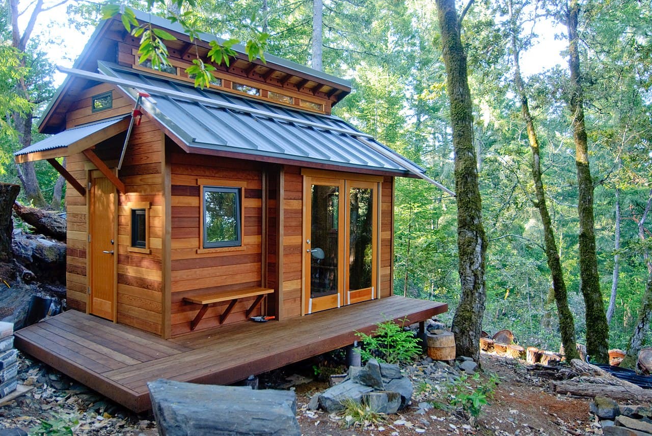 mini-maison en bois