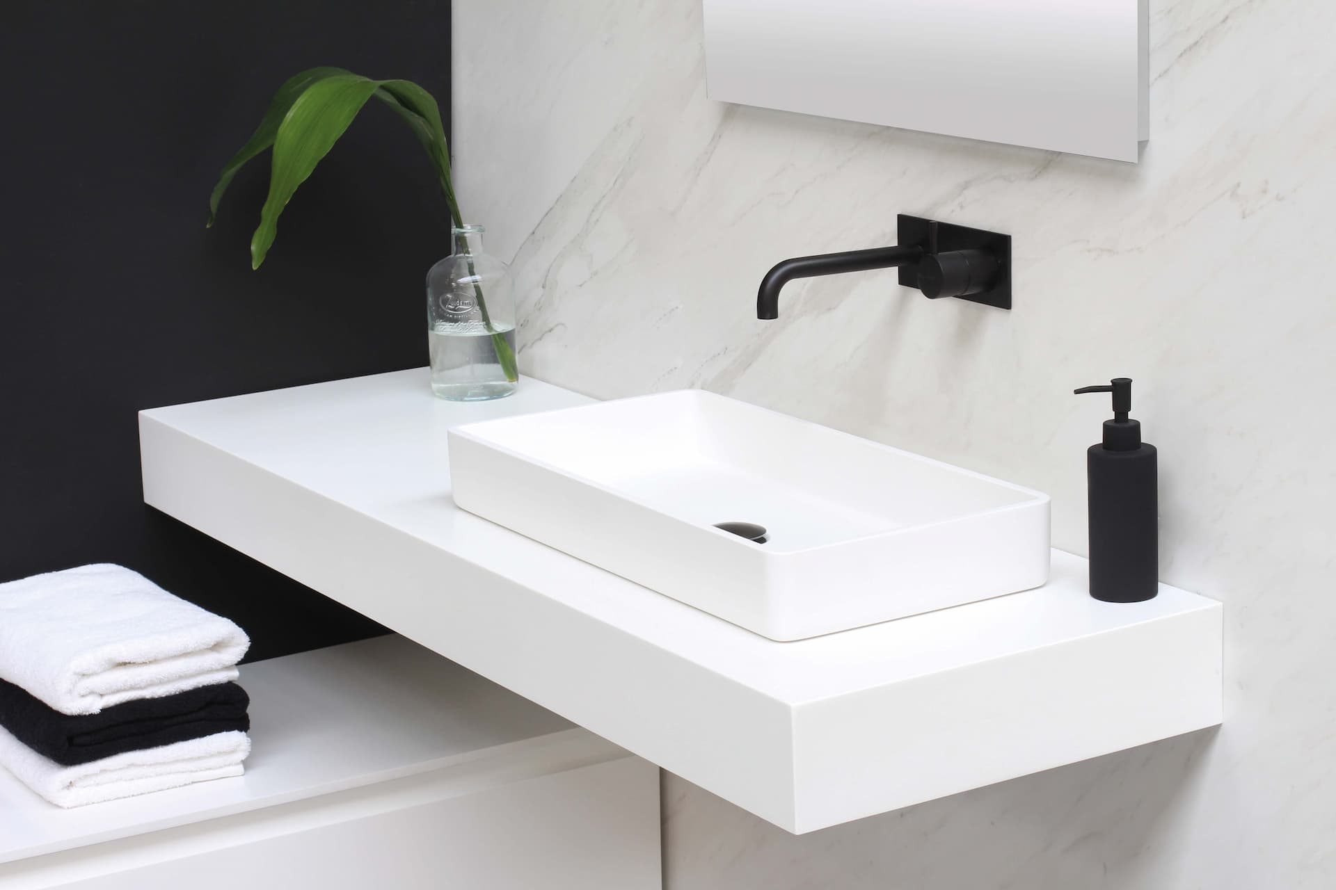 Wall mounted sink to install in your bathroom