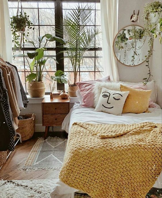 Cute apartment bedroom