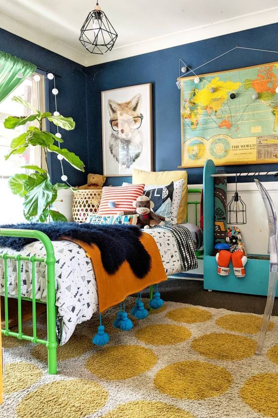 Chambre d'enfants coloré_colorful kids bedroom